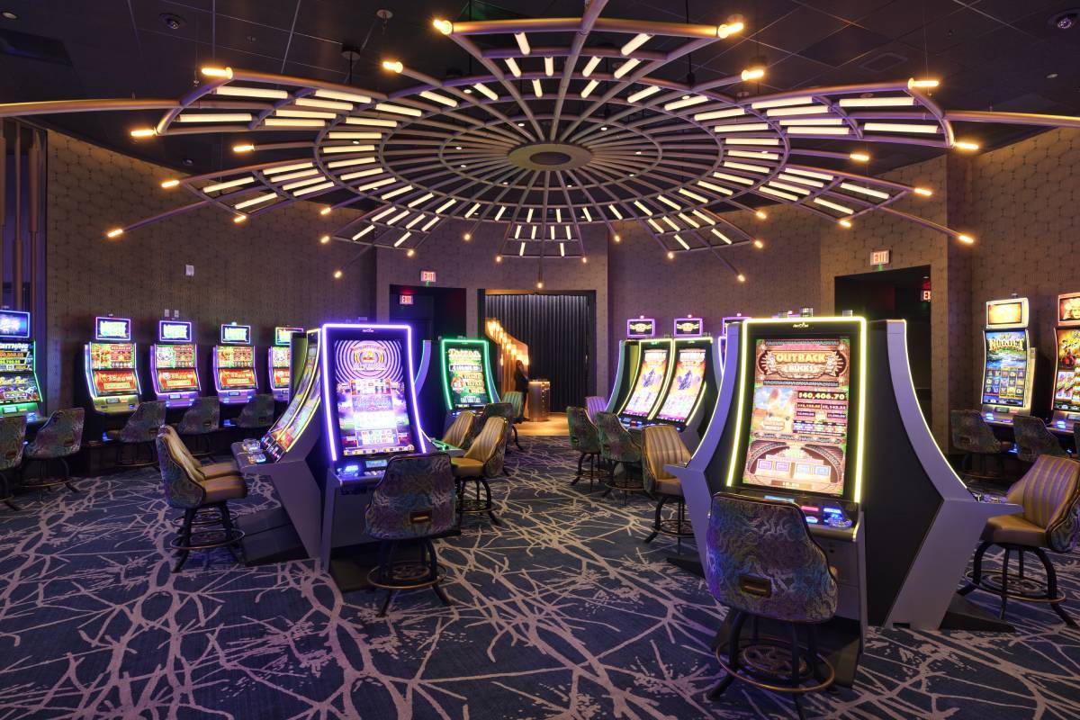 Internal images of the San Manuel casino in California. (Courtesy, San