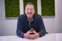 Jeffrey Berns, founder and CEO of Blockchains, poses for a portrait at their corporate headquar ...