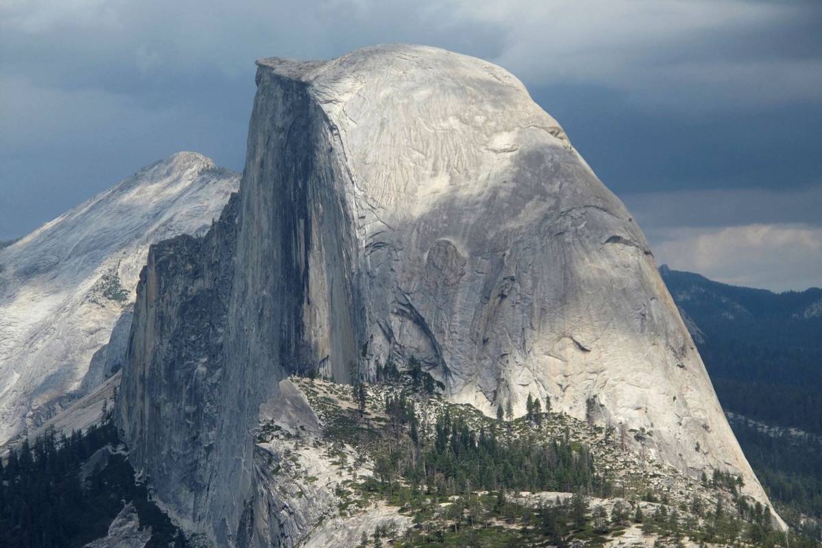 This August 2011 file photo shows Half Dome and Yosemite Valley in a view from Glacier Point at ...