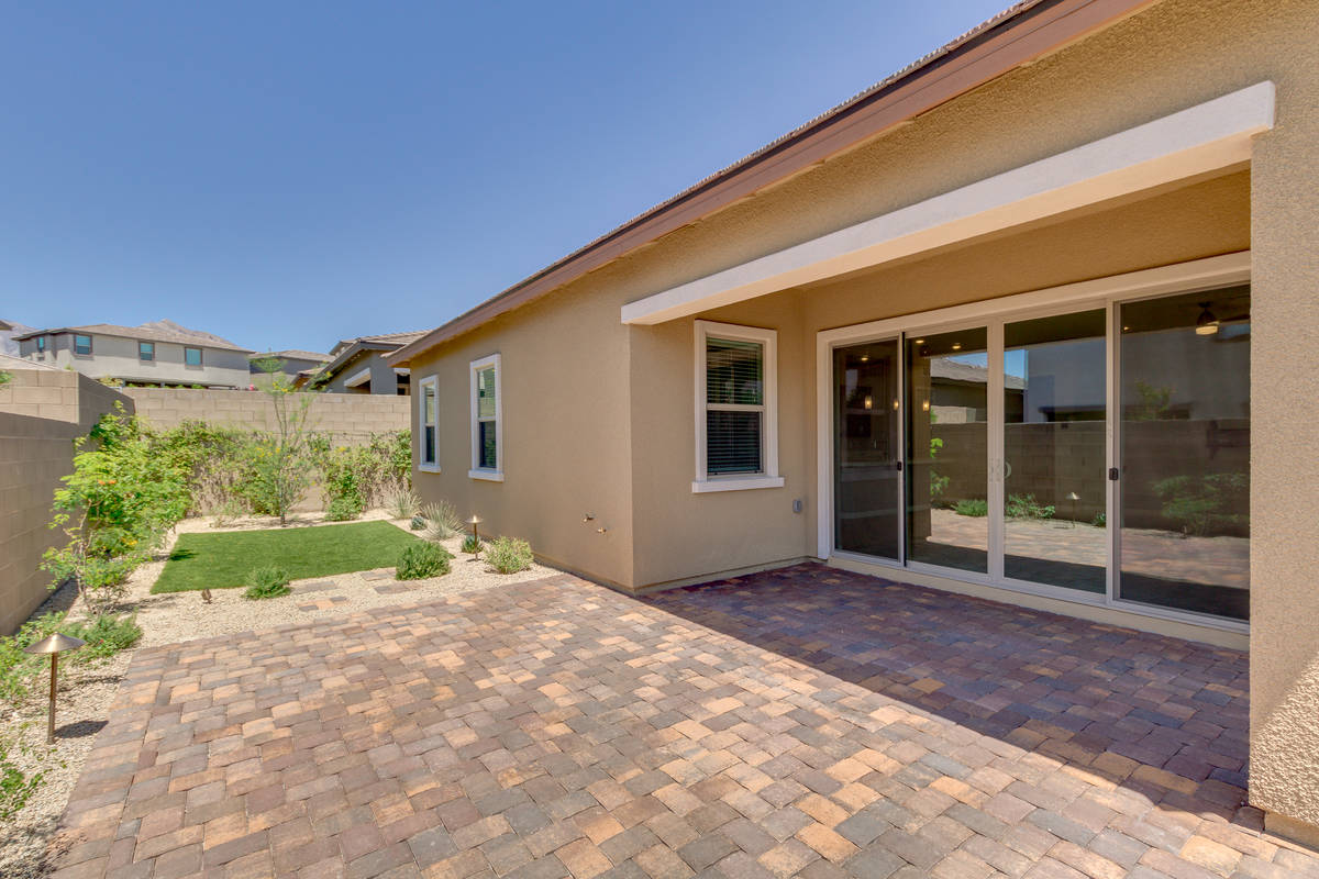 The patio area at 865 Haven Oaks Place in Summerlin. (Rocket Lister)