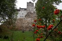 FILE - In this Saturday, Oct. 8, 2011 file picture, the Gothic Bran Castle, better known as Dra ...