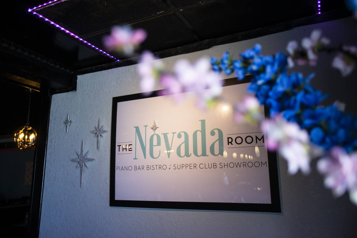 The Nevada Room at Commercial Center in Las Vegas on Tuesday, May 11, 2021. (Chase Stevens/Las ...