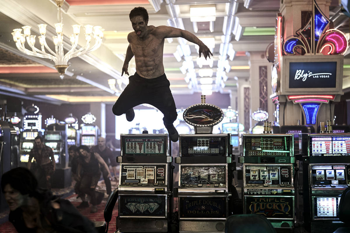 Zombies have taken over Las Vegas, including what's left of its casinos, in "Army of the Dead." ...