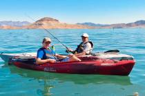 Mike Anderson, Henderson, takes the opportunity to share his love of fishing and kayaking with ...