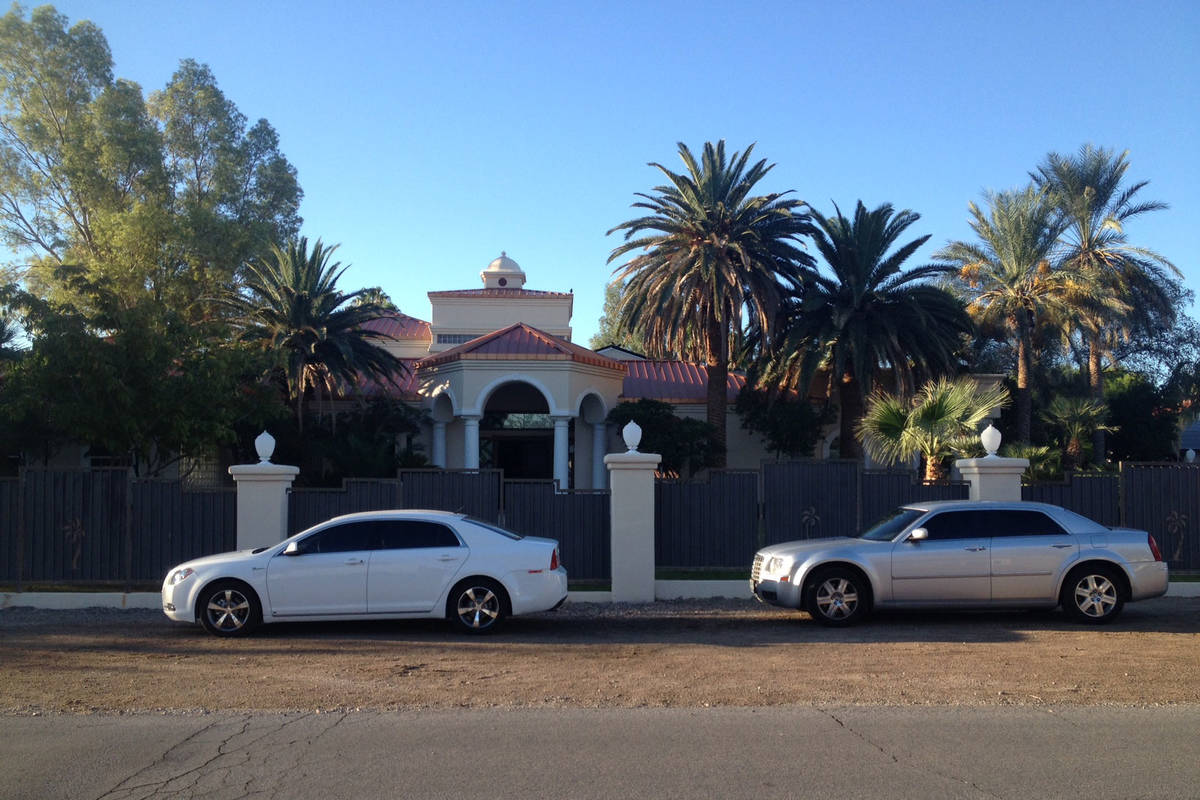 The FBI served a search warrant at the home of rapper Mally Mall in southeast Las Vegas. (Chase ...