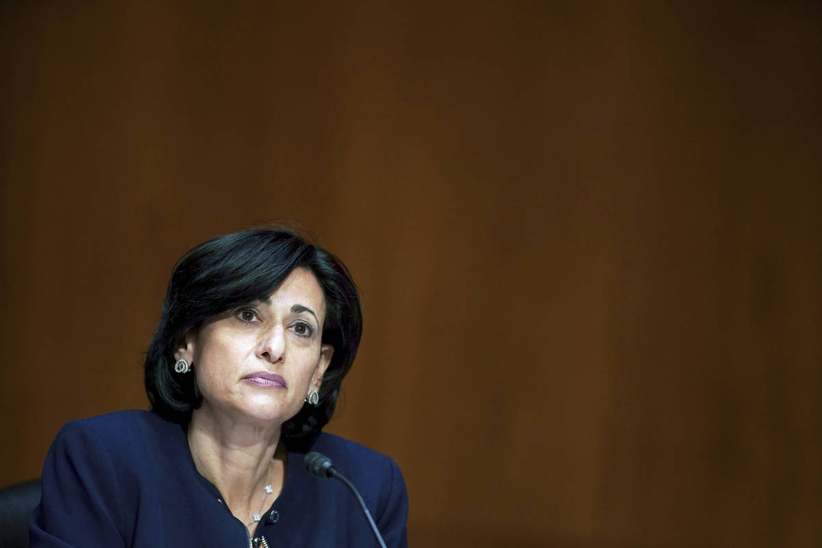 Centers for Disease Control and Prevention Director Dr. Rochelle Walensky testifies during a Se ...