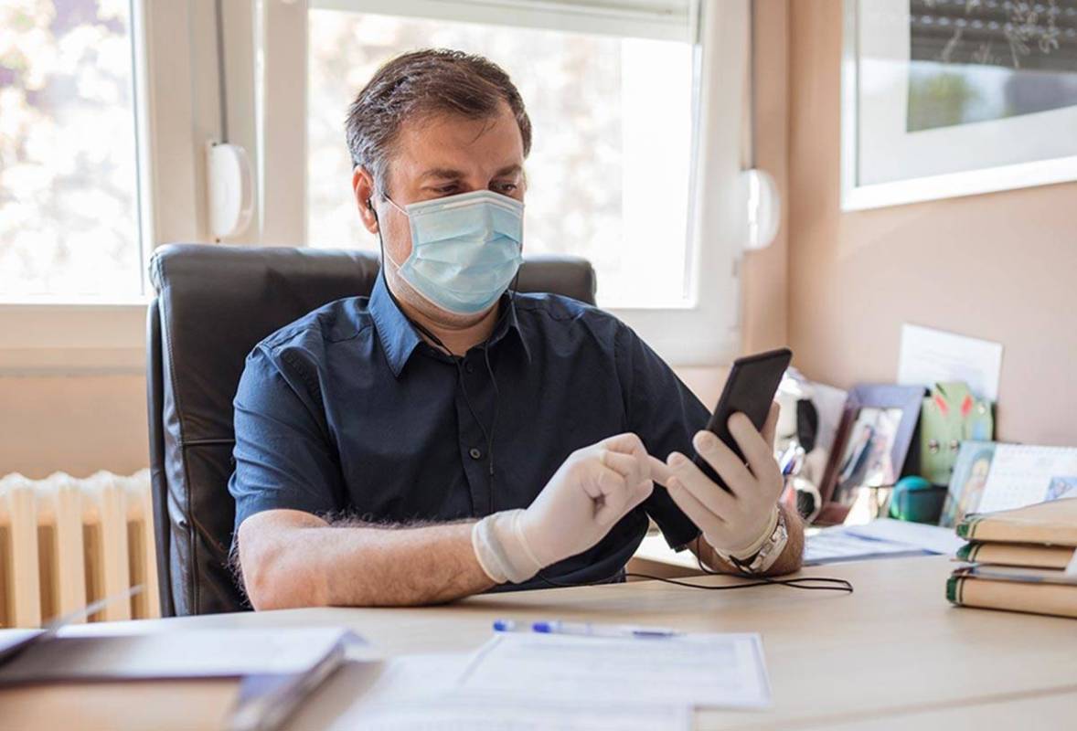The CDC recommends washing your hands before and after work shifts; before and after work break ...
