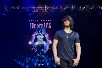 Illusionist Criss Angel at the site of his theater at Planet Hollywood Resort on Thursday, Dec. ...