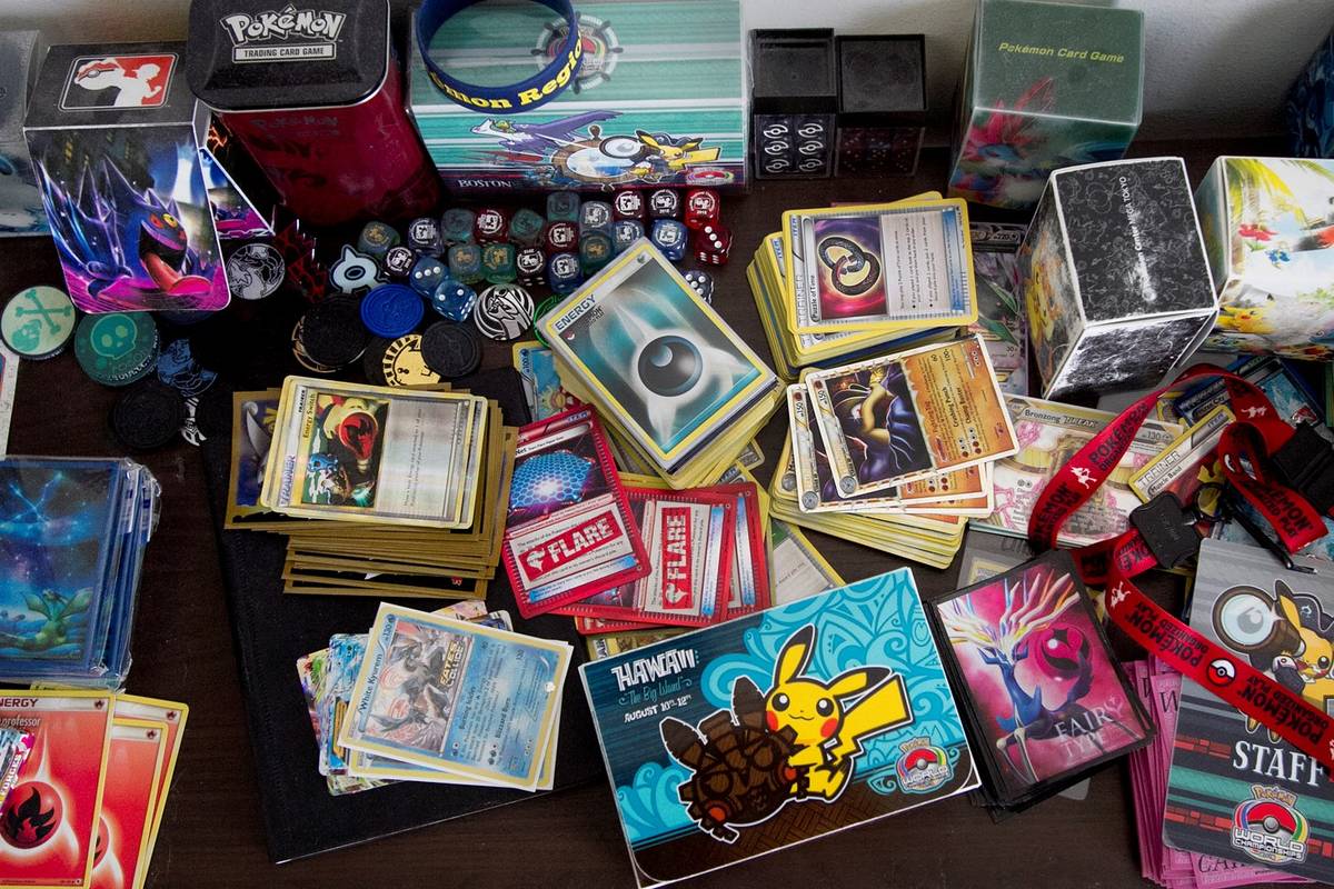 Pokemon merchandise. (Mike Lang/Sarasota Herald-Tribune via AP)