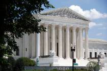 In this June 29, 2020 file photo, the Supreme Court is seen on Capitol Hill in Washington. (AP ...