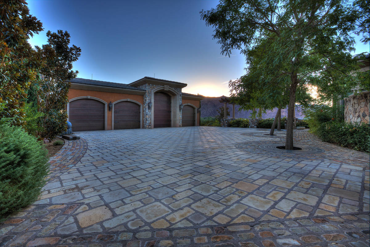 The entrance to 106 Stone Canyon Court in Boulder City. (John Martorano/JPM Studios)