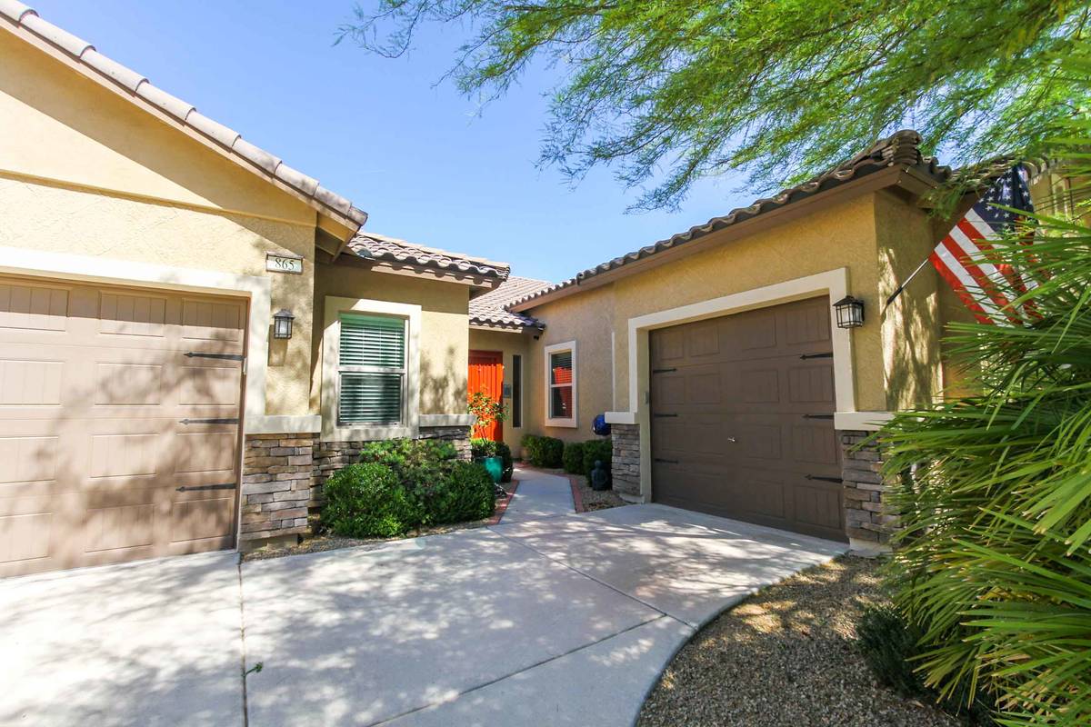 The entry of 865 Renaissance St. in Boulder City. (Kris Jeffries)