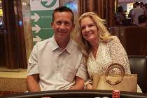 Christy and David Jones of Temecula, California, hit straight flushes at the same Ultimate Texa ...