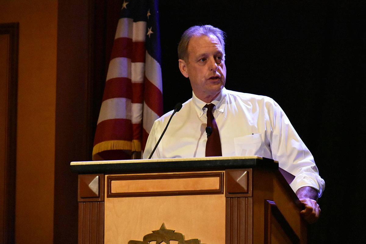 North Las Vegas Mayor John Lee, seen in January 2020. (Las Vegas Review-Journal)