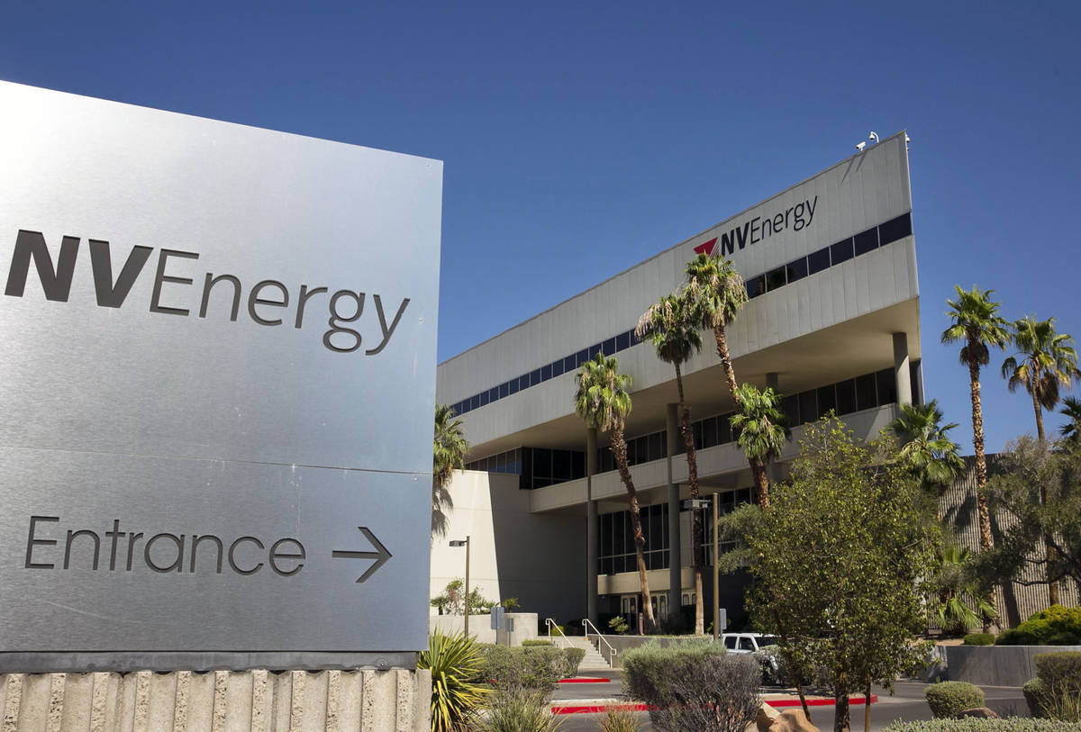 NV Energy's headquarters building photographed on Thursday, July 16, 2020, in Las Vegas.(Bizuay ...