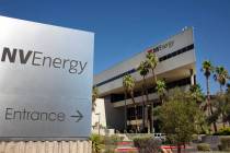 NV Energy's headquarters building photographed on Thursday, July 16, 2020, in Las Vegas.(Bizuay ...