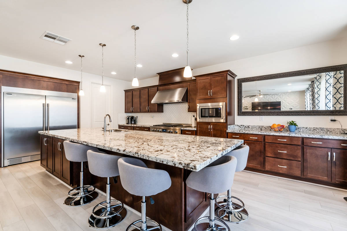 The kitchen at 4601 Amazing View St. (SpotLight Home Tours)