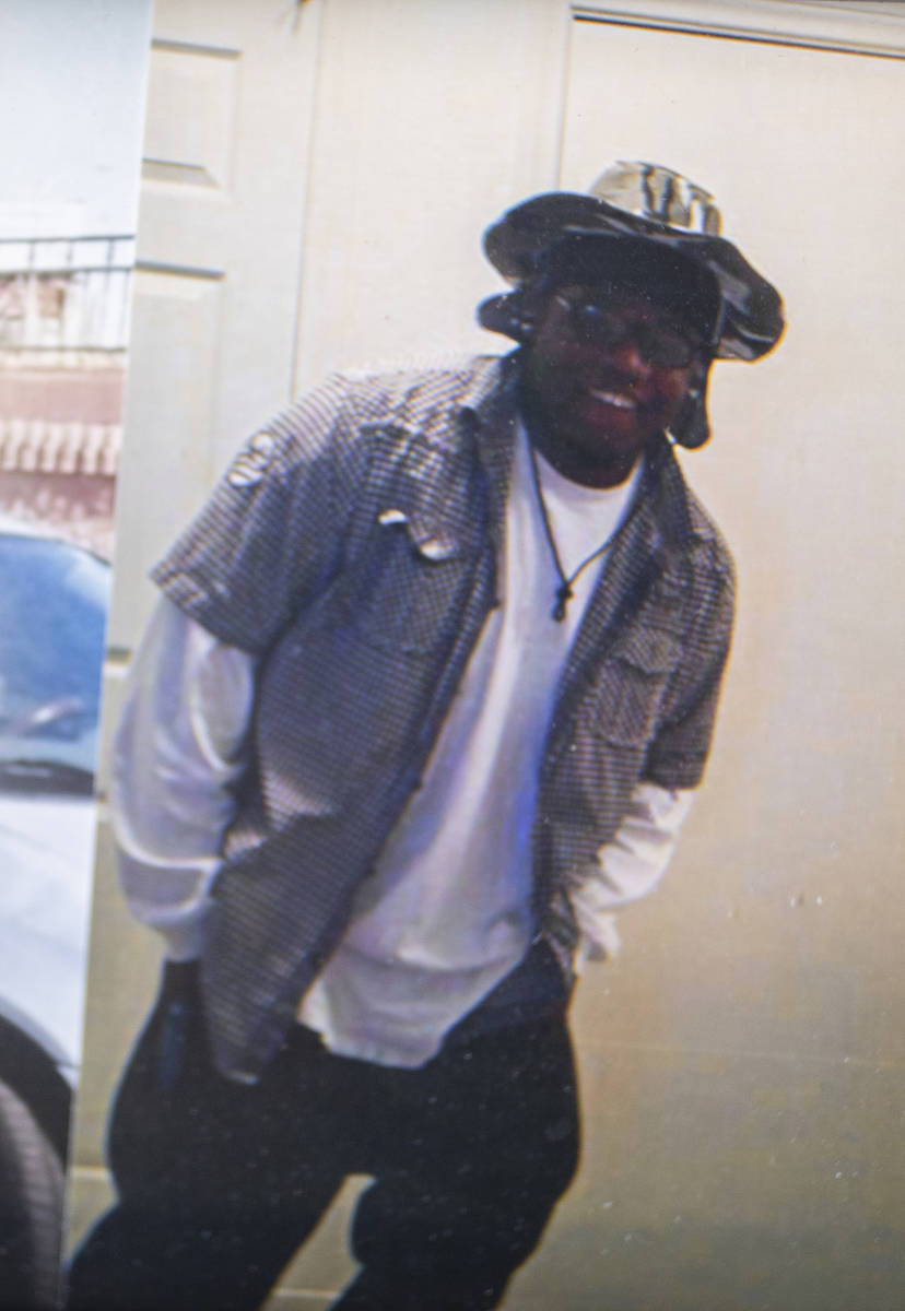 An undated photo of Marquin White is seen at his mother Corla's house in Las Vegas, Wednesday, ...