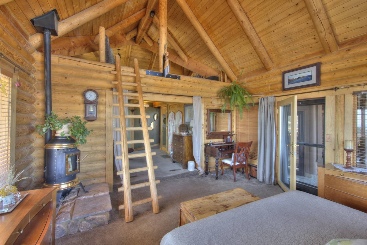 The primary bedroom at 146 Blanda Circle at Cold Creek. (Ben Zimmerman)