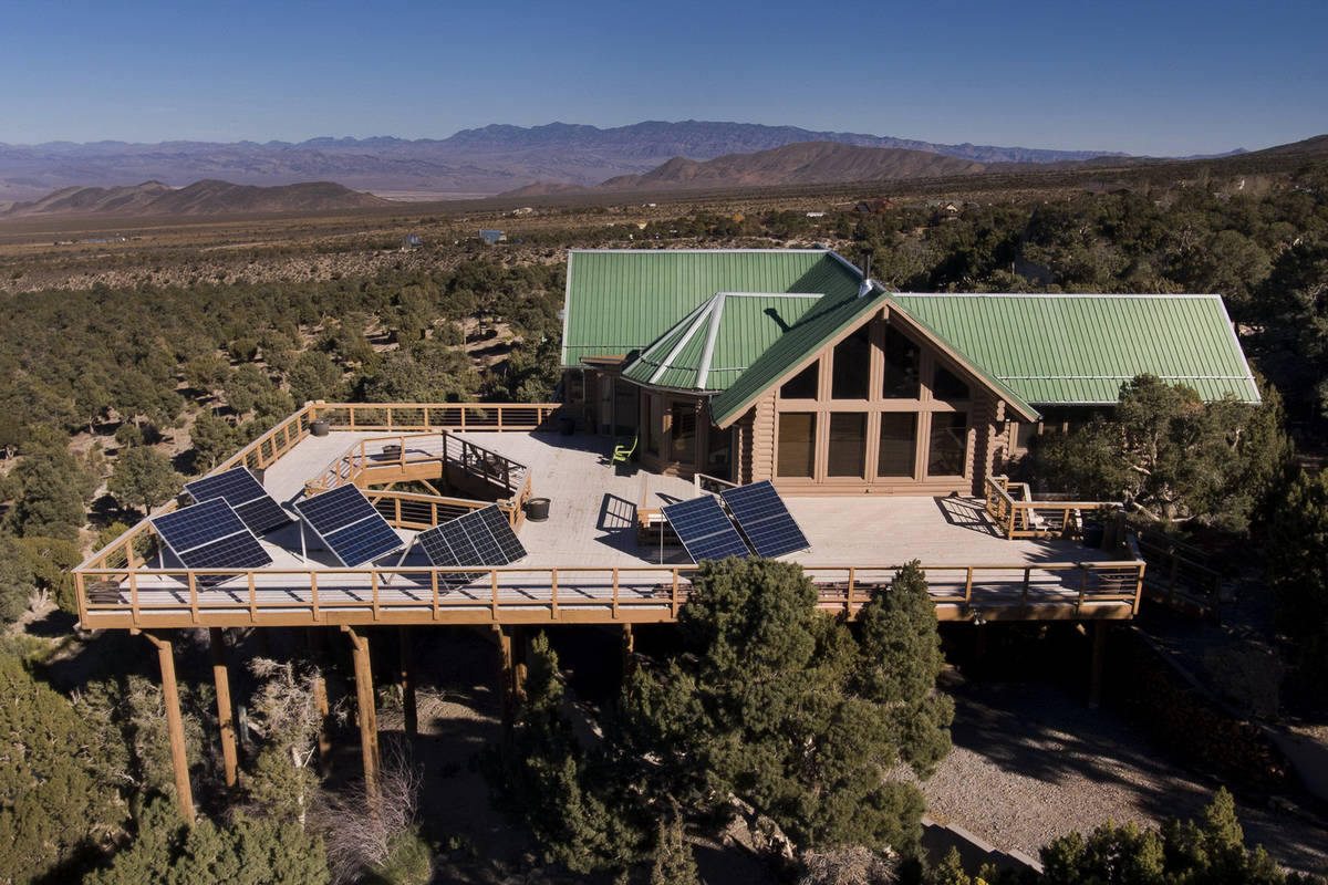An aerial view of 146 Blanda Circle at Cold Creek. (Ben Zimmerman)