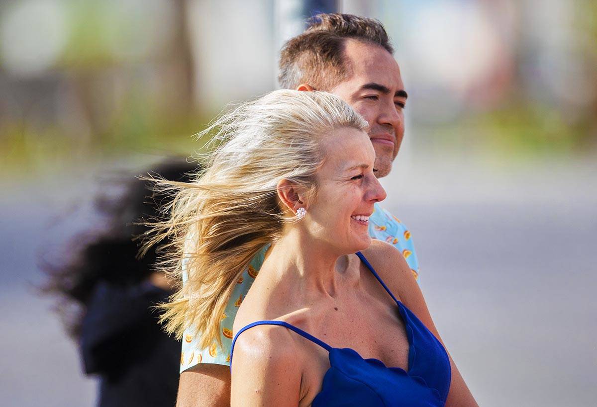Las Vegas weather Reduced winds and temperatures Las Vegas Weather