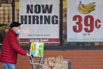 In this Friday, Jan. 8, 2021, file photo, A man walks out of a Marc's Store in Mayfield Heights ...