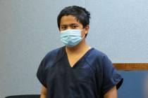 Aaron Guerrero, charged in the killing of Daniel Halseth, appears in court at the Regional Just ...