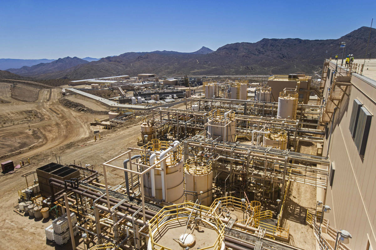 Mountain Pass Rare Earth Facility, owned and operated by Las Vegas-based company MP Materials, ...
