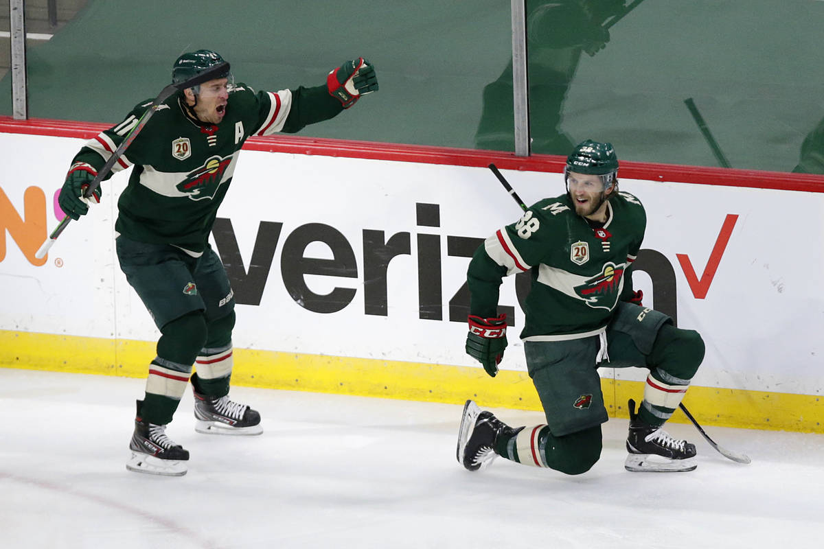 Wild ends day of deals by shutting out Golden Knights behind Cam Talbot
