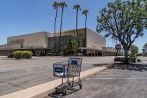 A closed Sears in Buena Park Mall in Buena Park, Calif., is seen in May 2021. (AP Photo/Damian ...