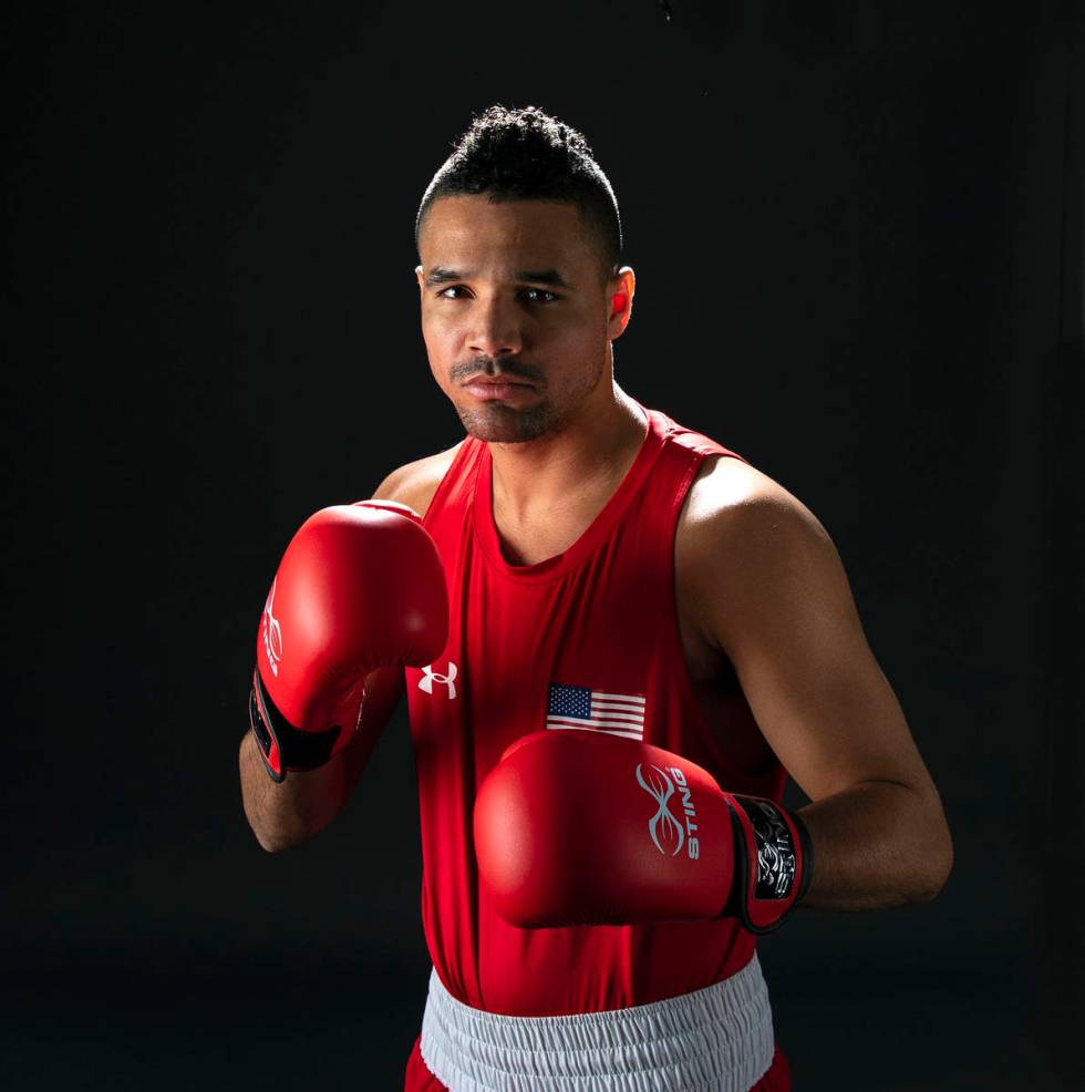 Rahim Gonzales trains to qualify for the U.S. Olympic team at the 2021 Games in Tokyo. (Bizuaye ...