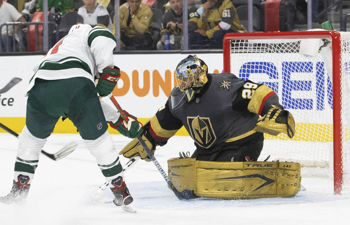 Is Marc-Andre Fleury still the Wild's Game 1 playoff starter