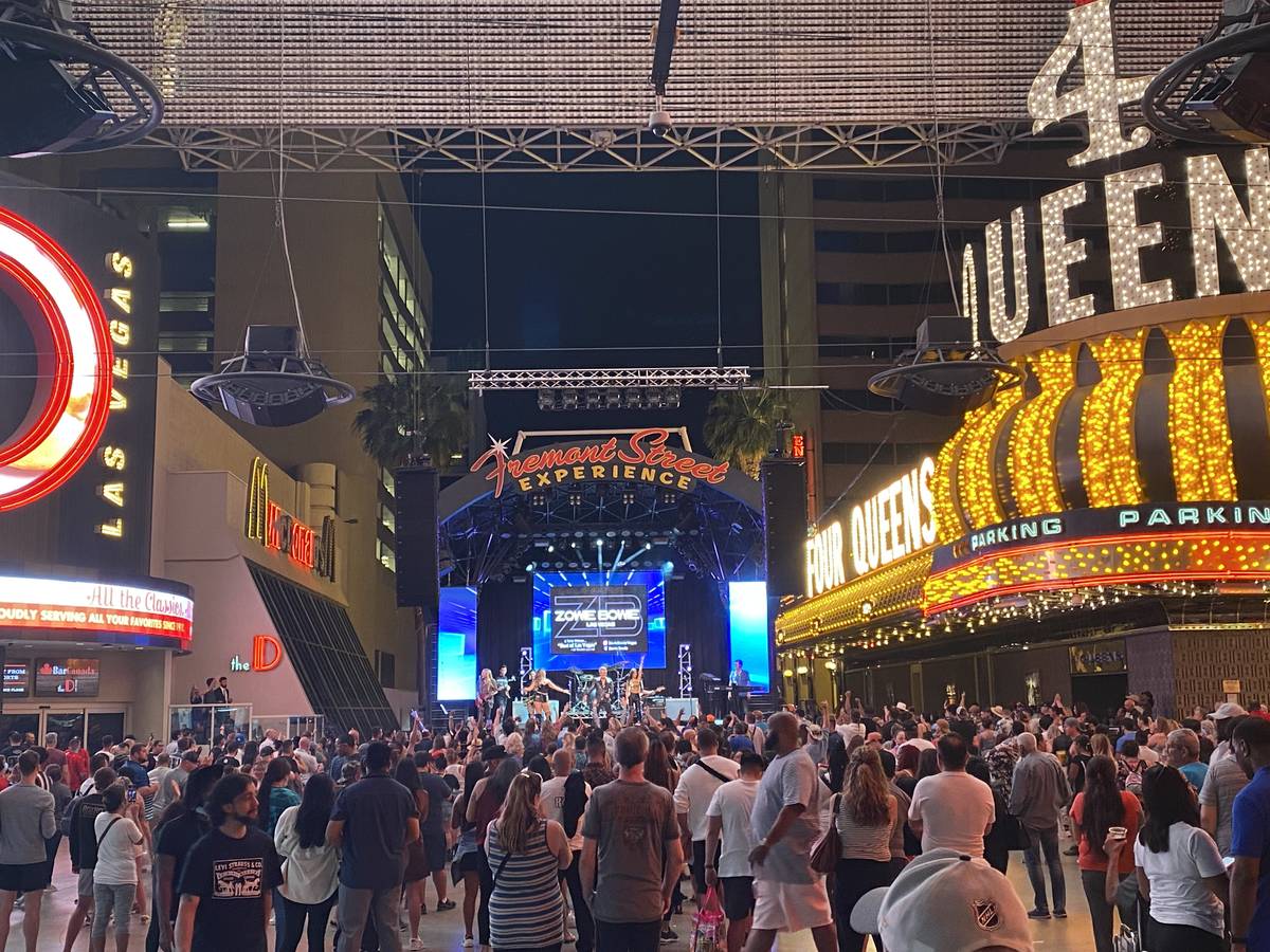 Skyy and Frank Fremont Street Engagement Session Las Vegas 2021