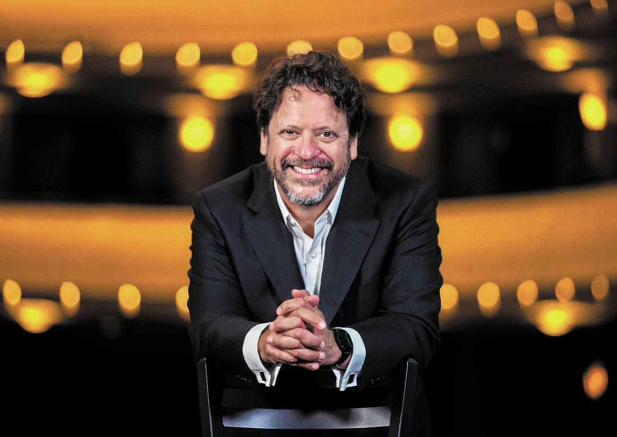 Donato Cabrera, music director of the Las Vegas Philharmonic and California Symphony, on Wednes ...