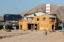 The M Resort is seen behind a Lennar housing development near the north side of St. Rose Parkwa ...