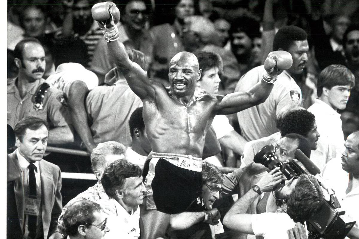 Marvelous Marvin Hagler (born Marvin Nathaniel Hagler; May 23, 1954) is an American former prof ...