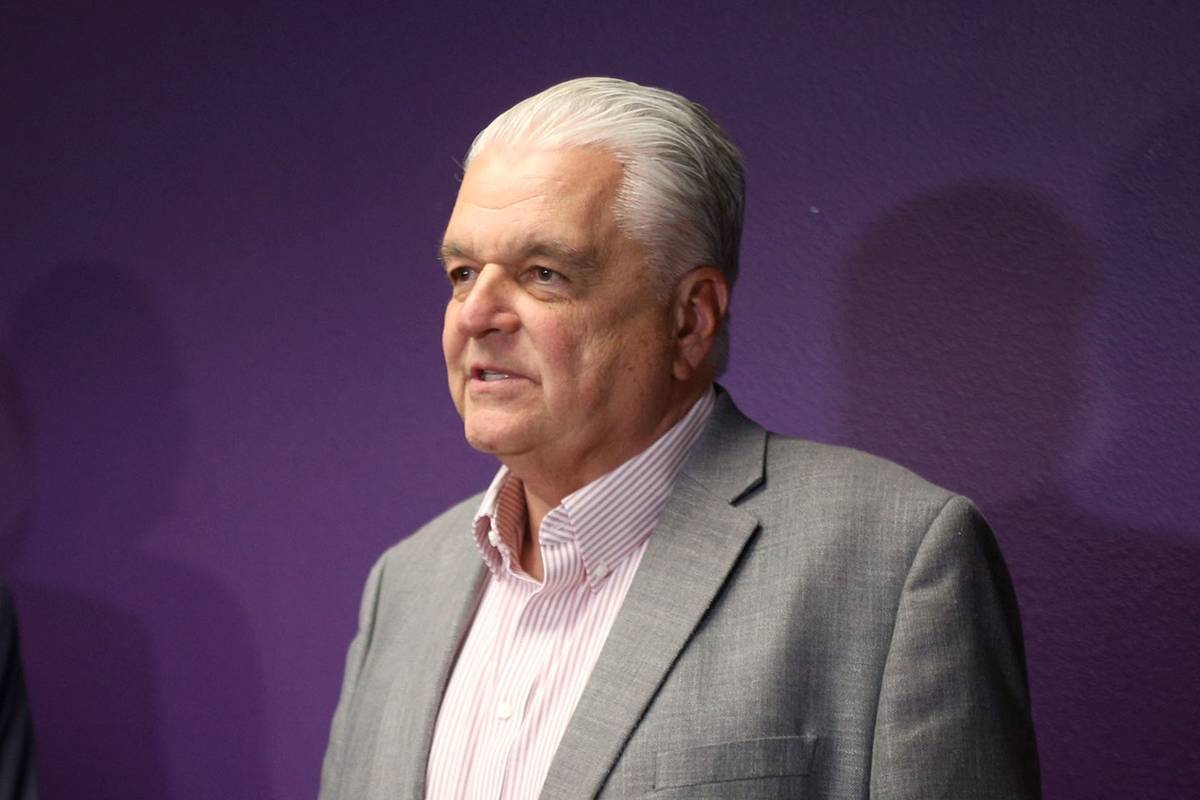 Clark County Commissioner Steve Sisolak, seen in 2018. (Rachel Aston/Las Vegas Review-Journal)