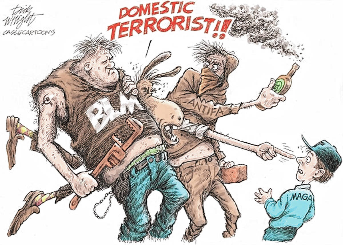 Domestic terrorists | CARTOONS | Las Vegas Review-Journal