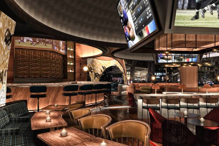 An artist's rendering of Stadia's interior. (Rockwell Group)