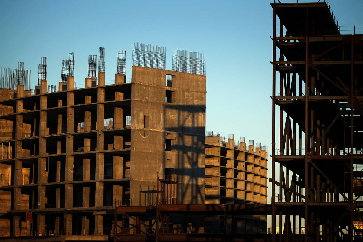 The Echelon project, on former site of the Stardust, Sept. 01, 2011. (Jeff Scheid/Las Vegas Rev ...
