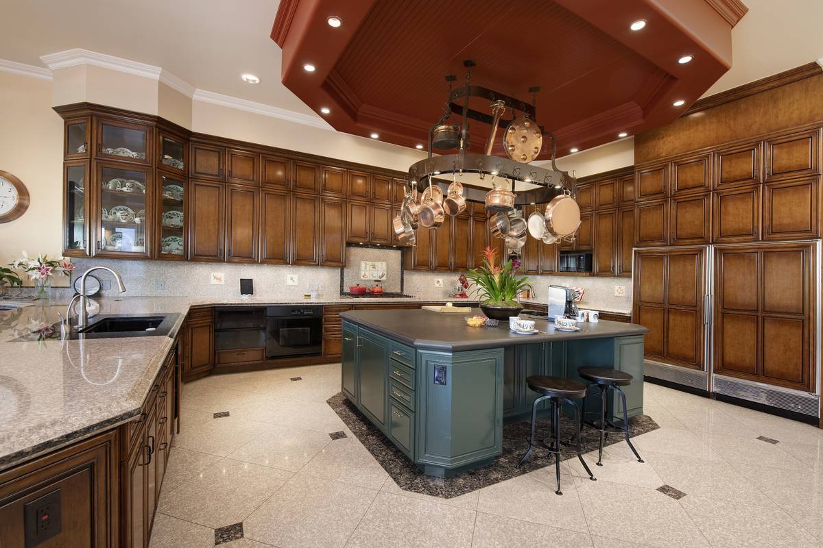The kitchen at 8920 Players Club Drive. (John Martorano/JPM Studio)