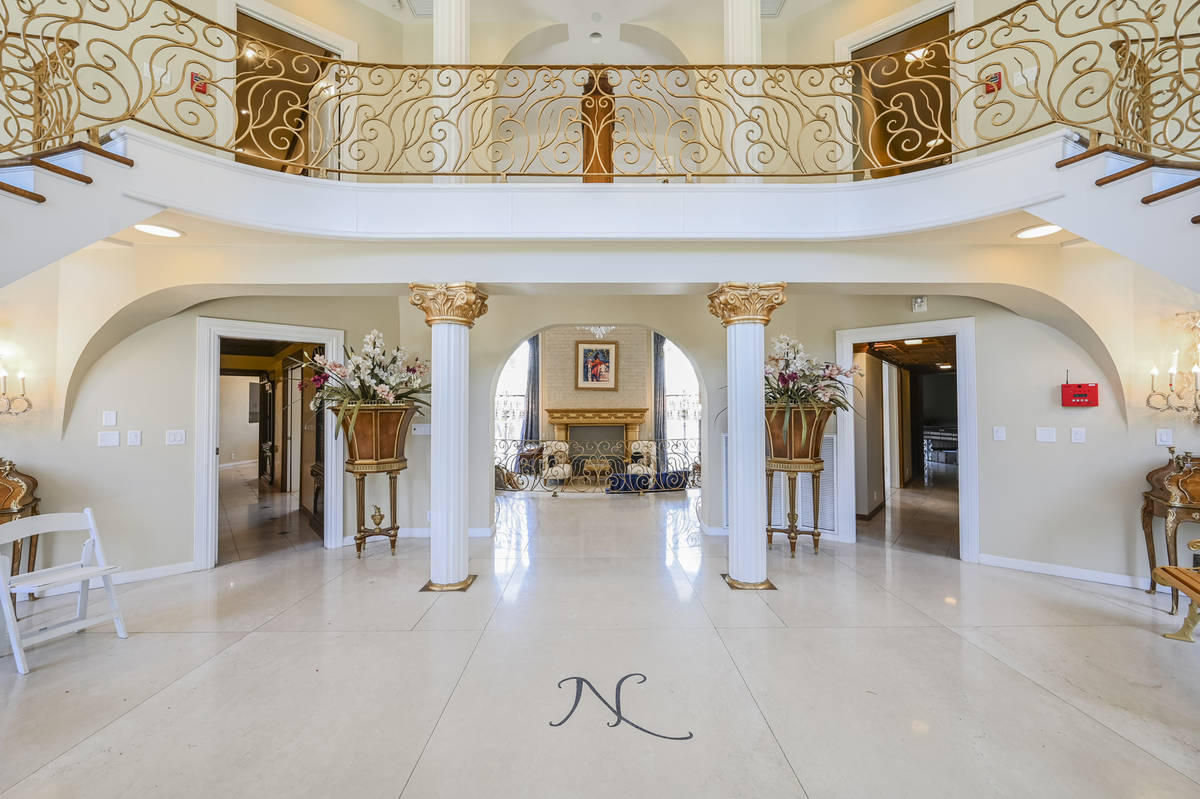 The main entry at 6629 S. Pecos Road. (Ron Miller/Zipp3D)