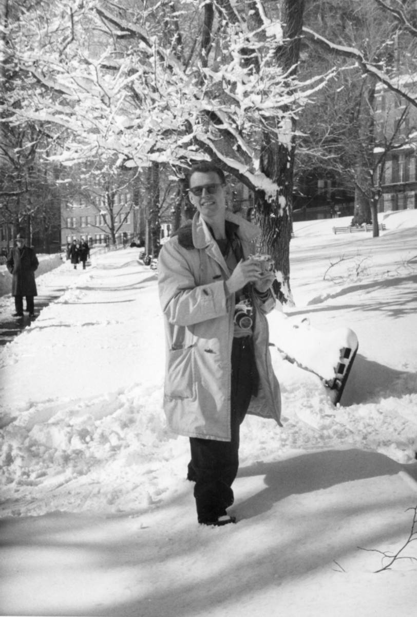 Ted Polumbaum seen in Boston at the start of his freelance photojournalism career. (Polumbaum F ...
