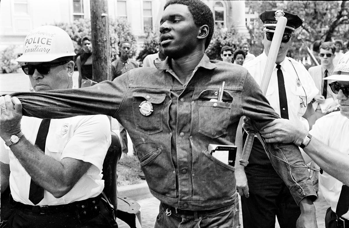 Civil rights worker Monroe Sharp is among the 111 people, including 13 juveniles, who are arres ...