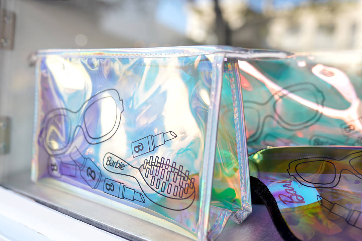 Product on display at the Barbie Truck Totally Throwback Tour Launch at The Grove on November 0 ...