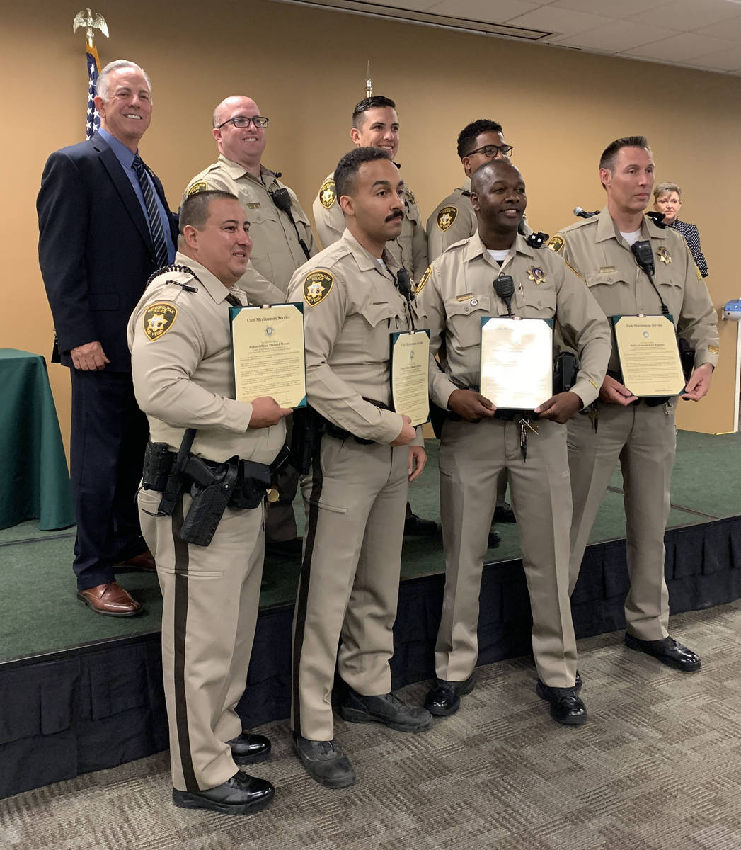 Las Vegas Police Officers Honored For Heroic Actions Local Las Vegas Local