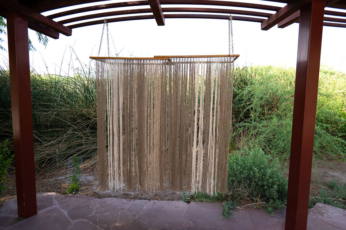 Habitat Curtain by Nancy Good is displayed along the Clark County Wetlands Park's trails. (Clar ...