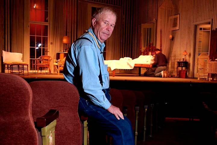 In this Oct. 17, 2003, file photo, actor Ned Beatty poses at New York's Music Box Theatre where ...