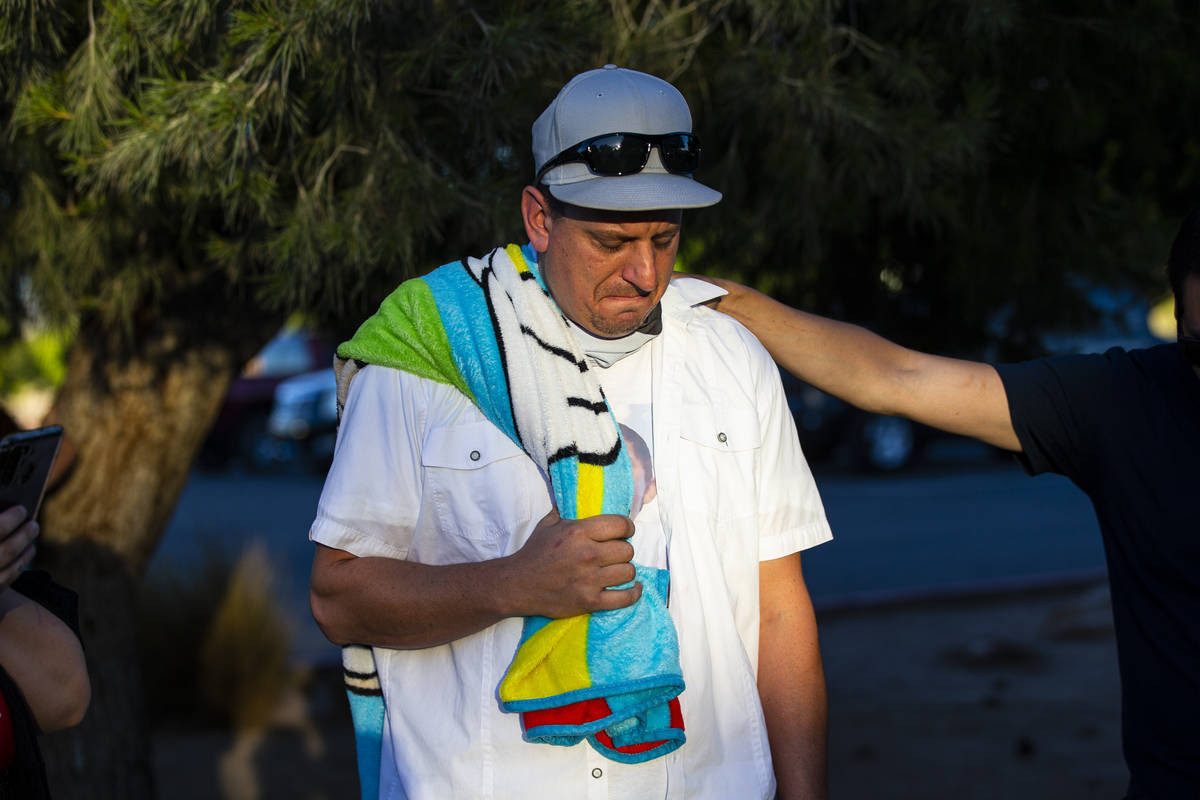 Nicholas Husted, of San Jose, California, whose son, Liam Husted, was found slain near Mountain ...