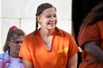 FILE- In this June 26, 2018 file photo, Reality Winner walks into the Federal Courthouse in Aug ...